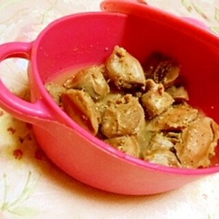 レンジで作ろう❤鶏砂肝のニンニク醤油❤